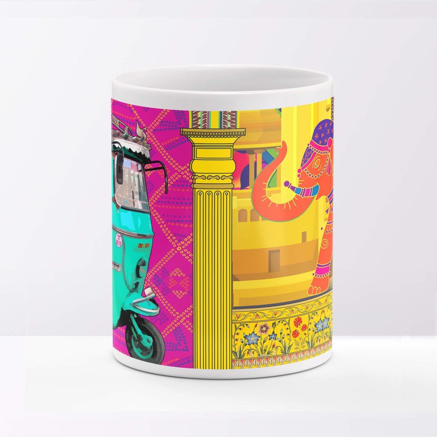 Shekhawati Street Market Ceramic Mug