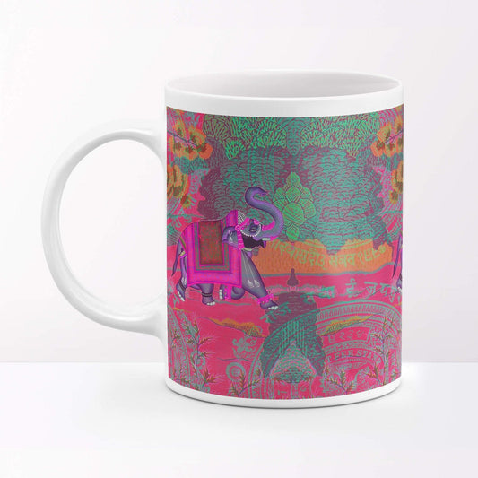 Shekhawati Elephant Ceramic Coffee Mug