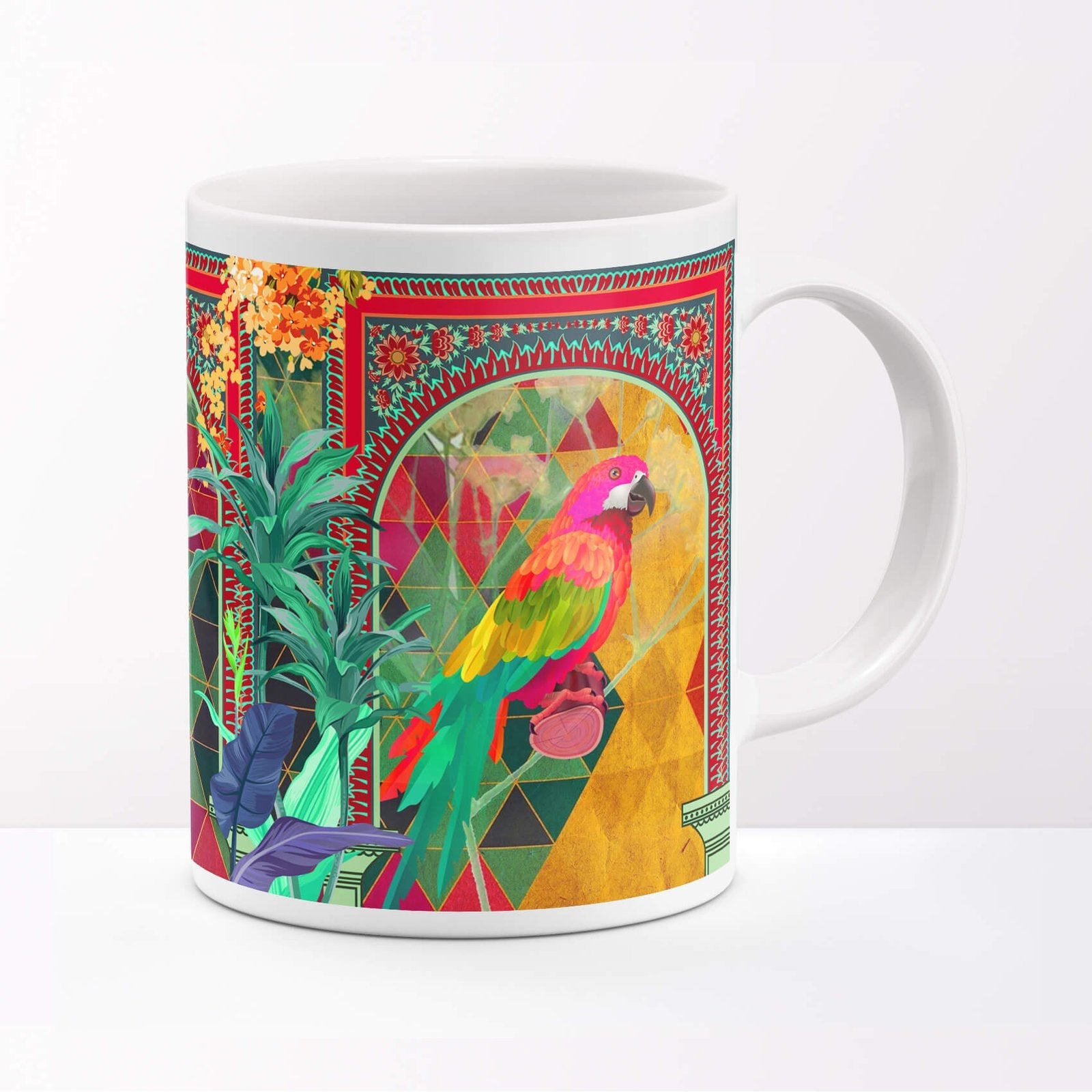 Parrot Trendy Ceramic Coffee Mug 11 oz