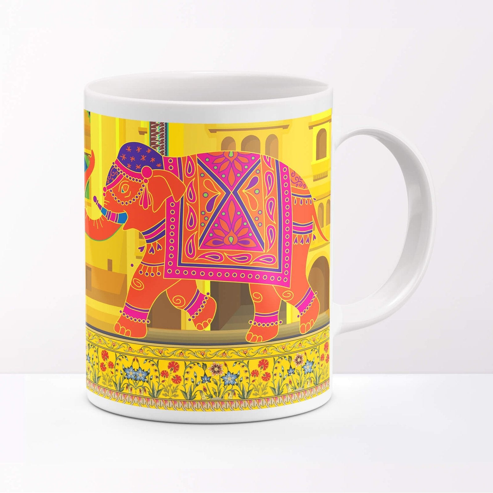 Shekhawati Street Market Ceramic Mug