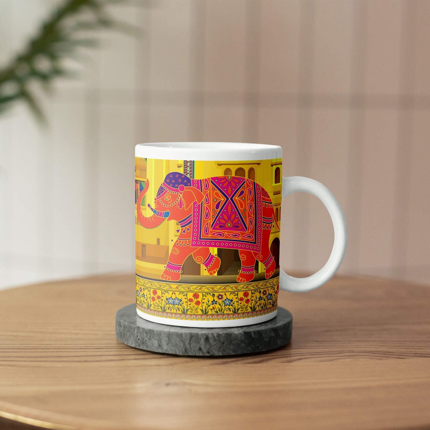 Shekhawati Street Market Ceramic Mug